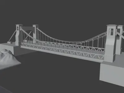 Low Poly Building Pack 3D model