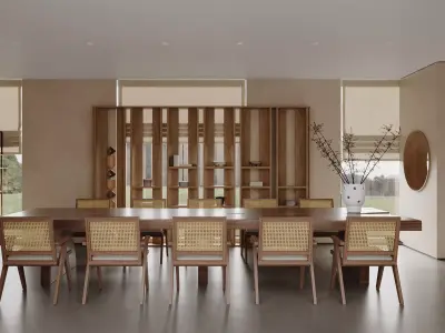 office interior 3D model 5