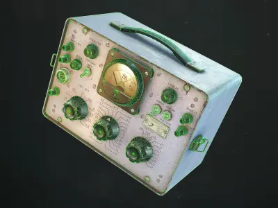 Device P321 Low-poly 3D model