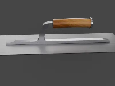 Plastering Trowel 3D model Low-poly 3D model