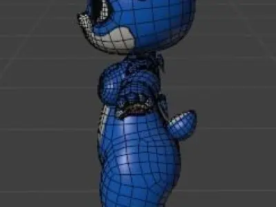 Blue Bear - a 3D Model Free 3D model