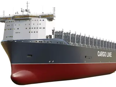 Next Generation Container Ship 3D model
