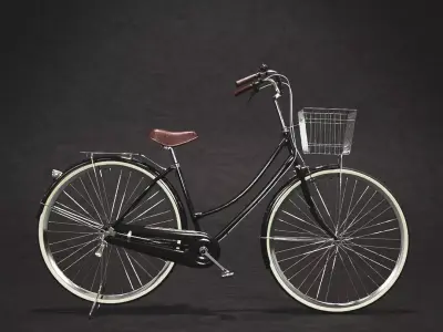 Vintage Bicycle 3D model purchase