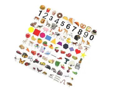 Lego Tiles Set 3D model