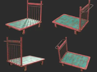 Cart Collection 1 3D Model Pack