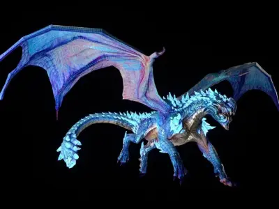 Aurene Dragon 3D model