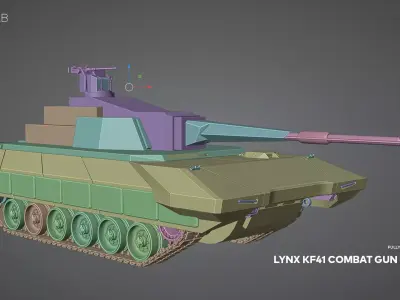 Lynx KF41 Combat Gun Vehicle 3D model