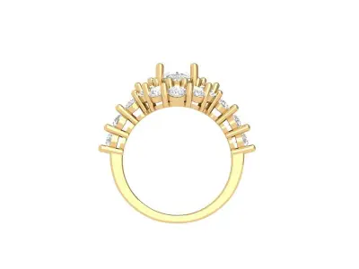 Wedding Ring  3D print model 455