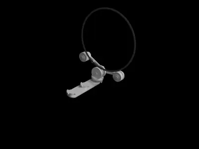 Porta bobine con molle Free 3D print model