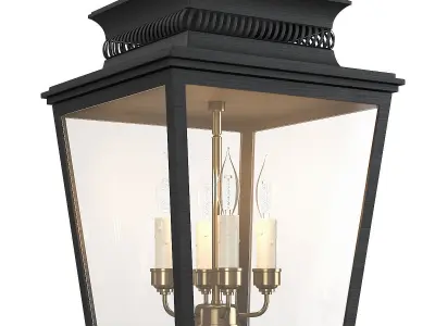 Piedmont 4-Light Lantern 3D model