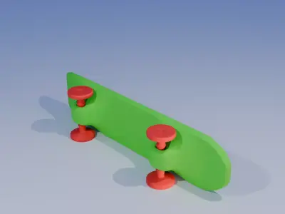 Skateboard 3D print model purchase