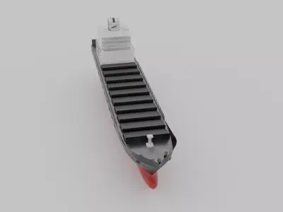Okinava Freight ship 3D model