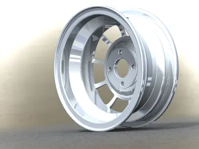 Rim metallic 1  Free 3D model