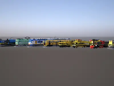 LEGO Train Package 3D model
