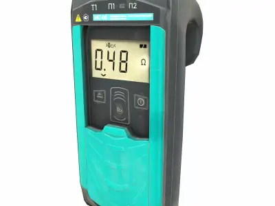 Ground Resistance Meter Low Poly Low-poly 3D model