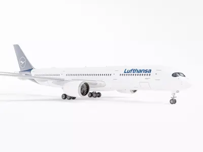 Airbus A350-900 Lufthansa 3D model