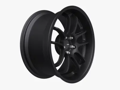 Enkei PF01 EVO Wheel Rim 3D model