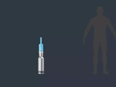 DM98 Round Shell 120MM Gameready Low-poly 3D model