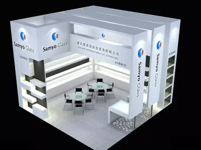 Exhibition - Area - 6X6-3DMAX2009-03 3D model