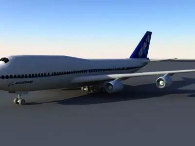 Boeing 747 3D model
