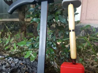 Pen turning press 3D print model