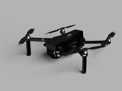 Drone Low-poly 3D model purchase
