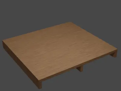 wood pallets - Low-poly 3D model Free low-poly 3D model