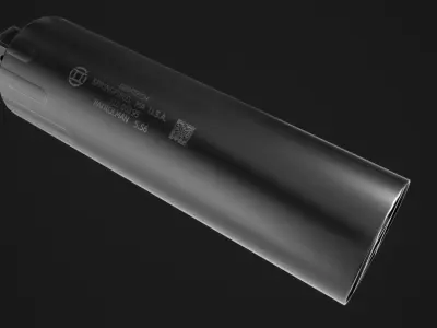 Gemtech Patrolman Suppressor Low-poly 3D model