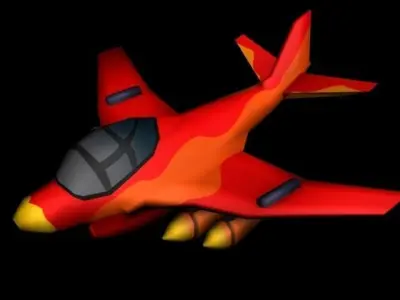 Cartoon Airplane Low-poly 3D model by V5