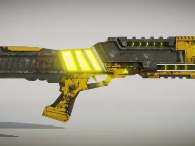 Sci fi Shotgun 3D model