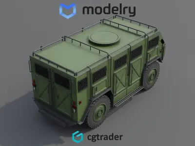 Military JLTV 3D model