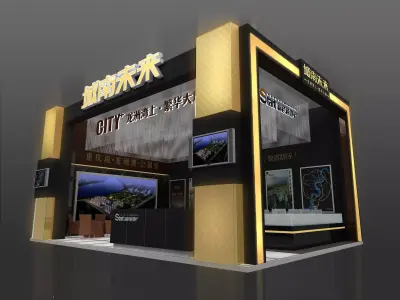 Exhibition - Area -10X7-3DMAX2009-037 3D model