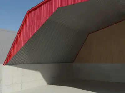 Transit Department Salt Barn 3D model