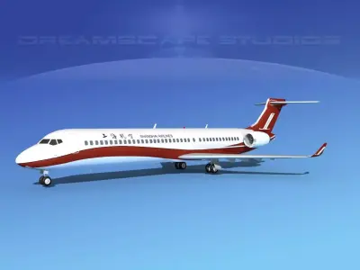 Comac ARJ21-900 Shanghai  3D model
