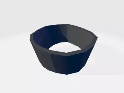 Right Leg Military Band Wrap Low-poly 3D model