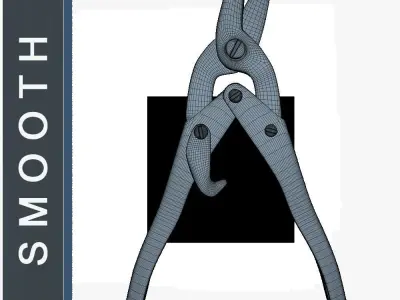 Cutters Low SM Low-poly 3D model