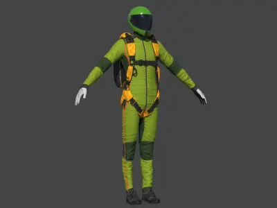 Skydiver1 3D model