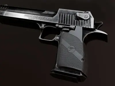 Desert Eagle  Low-poly 3D model purchase