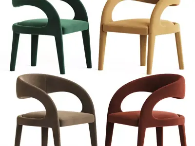 Hawkins Dining Chair 3D model