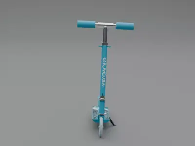 Electric scooter Low-poly 3D model shop