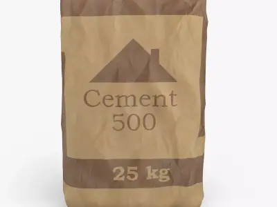 cement bag 3D model