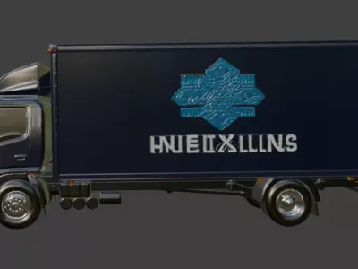 Delivery truck 3D Model 3D model from CGTrader