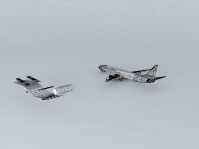 Palauan International Airways Boeing Paint Kit Free 3D model