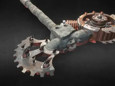 Doomsday Mallet Low-poly 3D model