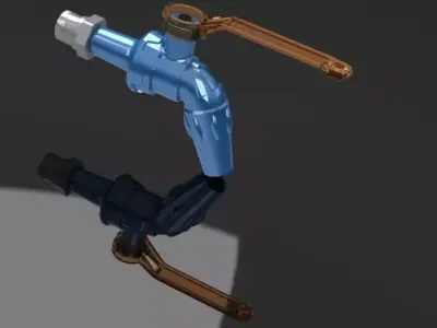 Water Valve 3D model by talalevan