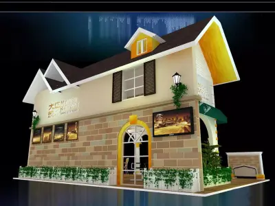 Exhibition - Area - 6X9-3DMAX2009-02 3D model