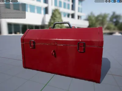 Toolbox Low-poly 3D model buy