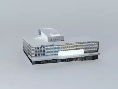 Premier Inn hotel  Free 3D model