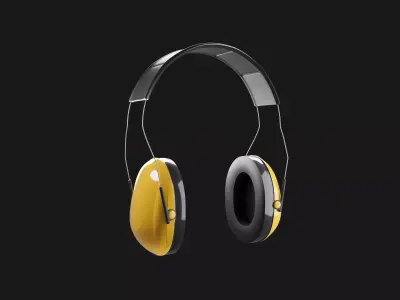 Hearing protection 3D model