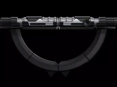Reva Third sister Inquisitor lightsaber Kenobi - Star Wars 3D model